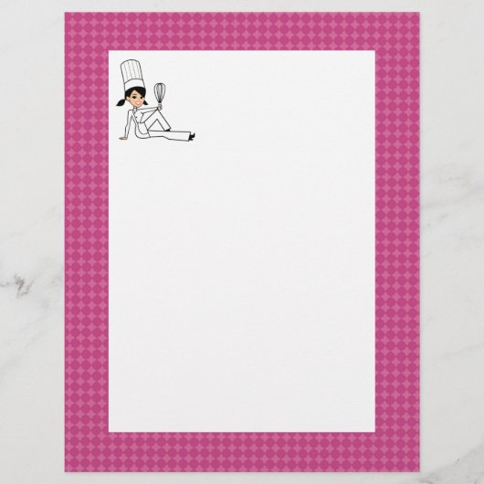 Niedliche Illustrierte Seite für Rezepte (Vorderseite)