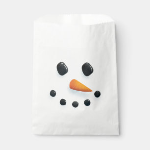 Niedliche Illustrierte Snowman Fantastische Weihna Geschenktütchen