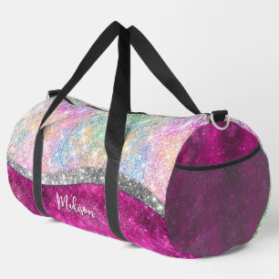 Niedliche Imitate aus rosa Glitzer Duffle Bag