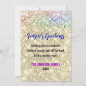 Niedliche Imitate Glitzer Weihnachten Neujahr (Vorderseite)