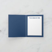 Niedliche Imitate Leuchtturm aus Buntglas fügen Te Karte (Innenseite)