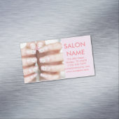 niedliche Imitate Nägel Mode Schönheitssalon WELLN Magnetische Visitenkarte (Beispiel)
