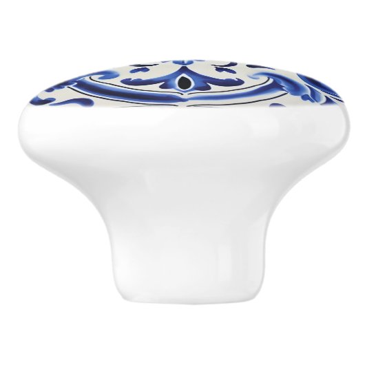 Niedliche Imitate Portugiesisch Keramikknauf (Seitenansicht)