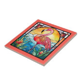 niedliche Imitate rosa Flamingo Fliese (Seite)