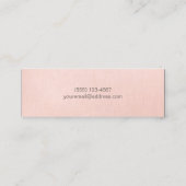 Niedliche Imitate Sequins Beauty Fashion Makeup Ar Mini Visitenkarte (Rückseite)