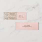 Niedliche Imitate Sequins Beauty Fashion Makeup Ar Mini Visitenkarte (Vorne/Hinten)