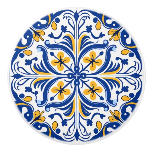 Niedliche Imitate Spanisch Keramikknauf (Vorderseite)