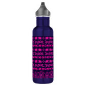 Niedliche indische Elefantenmuster Edelstahlflasche (Rechts)