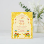 Niedliche indische Hochzeitelefantenbudget (Stehend Vorderseite)