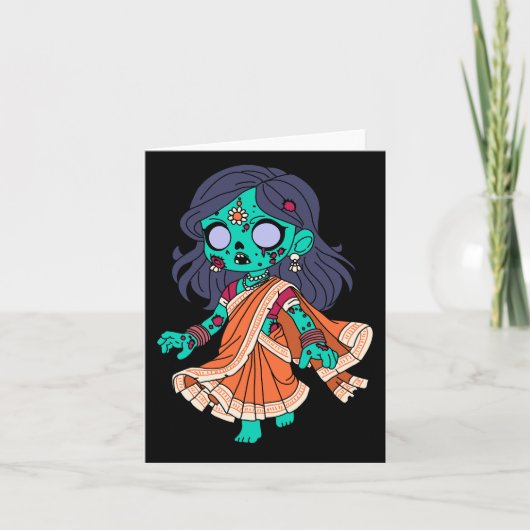 Niedliche indische Zombie (Vorderseite)