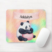Niedliche, individuell angepasste Panda-Bärenpaste Mousepad (Mit Mouse)