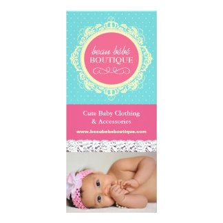 Niedliche individuell anpassbare Baby Boutique Rac Werbekarte