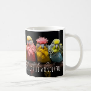 Niedliche individuell anpassbare Budgerigar-Kaffee Kaffeetasse