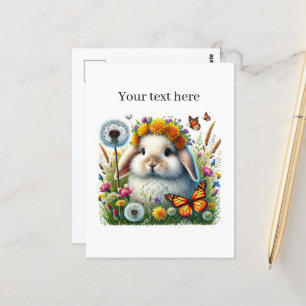 Niedliche, individuell anpassbare Tierfreunde sonn Postkarte