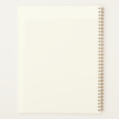 Niedliche, individuell einstellbare Schwarzkatzenk Planer (Rückseite)