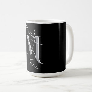 Niedliche Individuelle Name-Initialen Girl Kaffeetasse