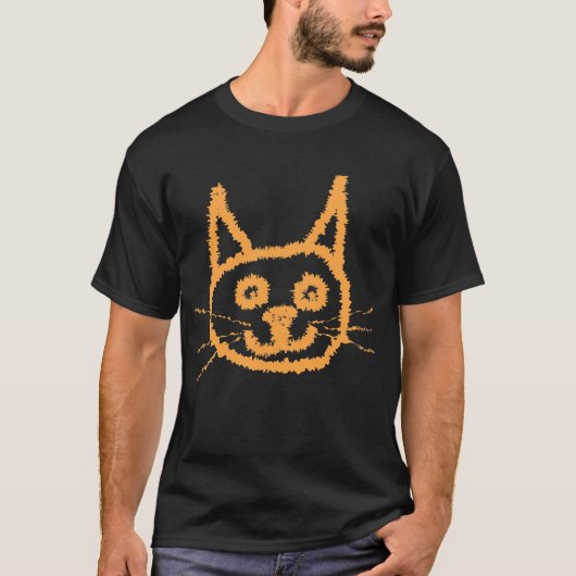 Niedliche Ingwer-Katze T-Shirt (Vorderseite)