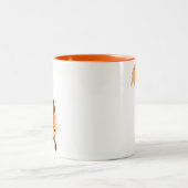 Niedliche inquisitive Cartoon Fox Tasse (Mittel)