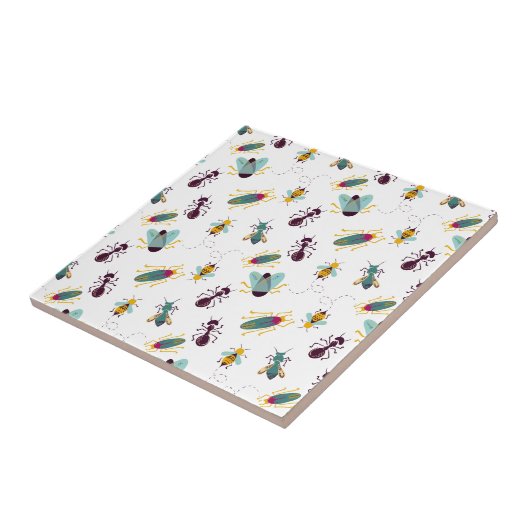 niedliche Insekten Fliese (Seite)