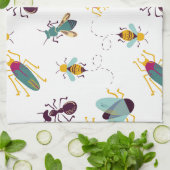 niedliche Insekten Geschirrtuch (Gefaltet)