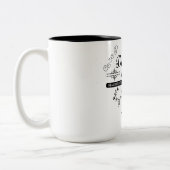 Niedliche Inspiration für meine Tochter Zweifarbige Tasse (Links)