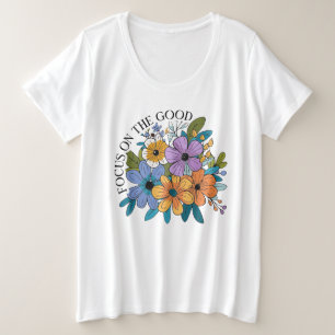 Niedliche Inspiration - Kunst mit Fokus Große Größe T-Shirt