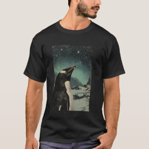 Niedliche Inspiration Pinguin Art Vintag Graphic R T-Shirt