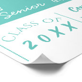 Niedliche Inspiration Zitate Grad Foto Abschluss Poster (Ecke)