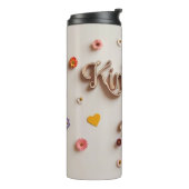 Niedliche Inspiration Zittern Thermal Tumbler Thermosbecher (Nach links gedreht)