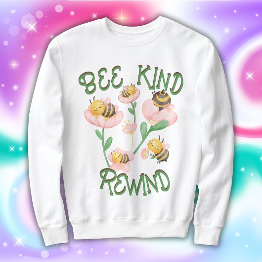 Niedliche Inspirationsbiene Kind - Zurückspulen Sweatshirt