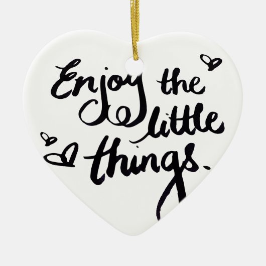 Niedliche Inspirationspositionierung Keramik Ornament (Vorne)