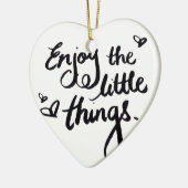 Niedliche Inspirationspositionierung Keramik Ornament (Links)