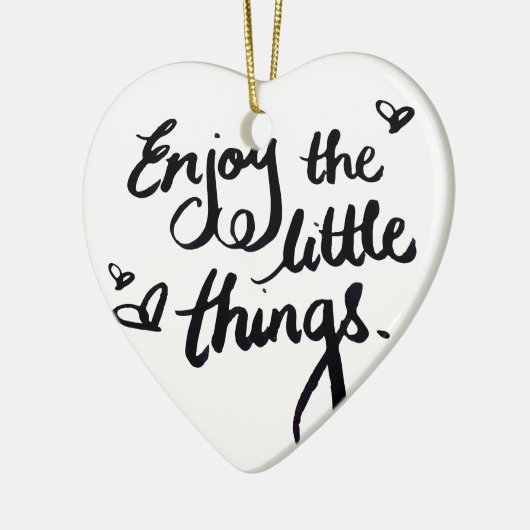 Niedliche Inspirationspositionierung Keramik Ornament (Links)