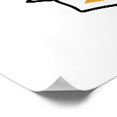 niedliche inspirierende Bienenwortkunst Poster (Ecke)