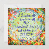 Niedliche Inspiritivität des besten Freund-Grandmu (Vorderseite)