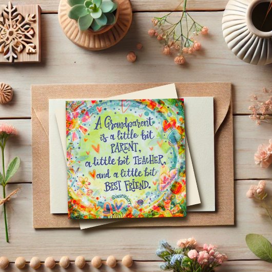 Niedliche Inspiritivität des besten Freund-Grandmu