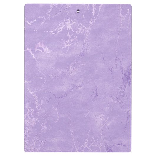 Niedliche iridescen lila lila Imitat Glitzer Monog Klemmbrett (Rückseite)