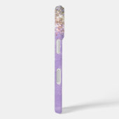 Niedliche Irideszierende lila lila Imitat Glitzer  Case-Mate iPhone Hülle (Rückseite / Rechts)