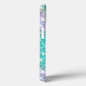 Niedliche irisierende lila aquamarine Imitat Glitz Case-Mate iPhone Hülle (Rückseite / Rechts)
