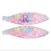 Niedliche irisierende, unicorfarbene Imitate Glitz Mini Basketball (Panele)