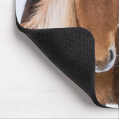Niedliche isländische Pferde Mousepad (Ecke)