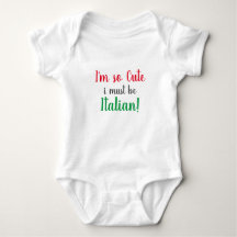 Niedliche italienische Babydusche