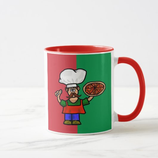 Niedliche italienische Pizza Maker Tasse (Rechts)