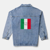 Niedliche italienische Prinzessin Jeansjacke (Rückseite)