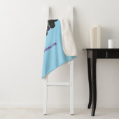 Niedliche Jaguar-Schwarzpanther-Katze-Cartoon-Abbi Sherpadecke (Beispiel)