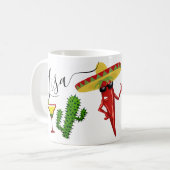 Niedliche Jalapenos machen mich glücklich, dass ic Kaffeetasse (Vorderseite Links)