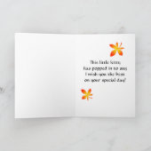 Niedliche japanische Bobtail Chat Glückwunschkarte Karte (Innenseite)