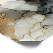 Niedliche japanische Girl Cat Poster (Ecke)