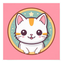 Niedliche japanische Katze Kawaii Kitten