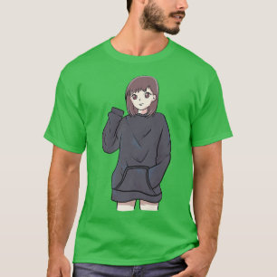 Niedliche japanische Kultur Kunst Anime Otaku Girl T-Shirt